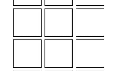 2 Inch Blank Square Template Printable