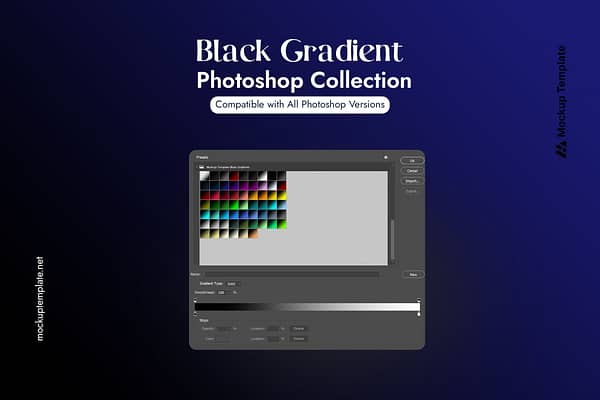 Black Gradient Photoshop Free Download