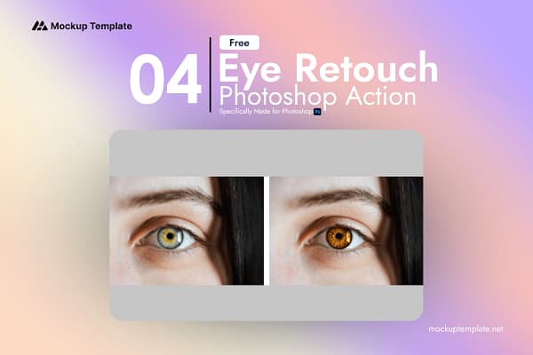 Eye Retouch Photoshop Action