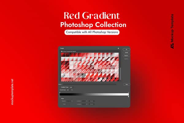 Red Gradient Photoshop Free Download