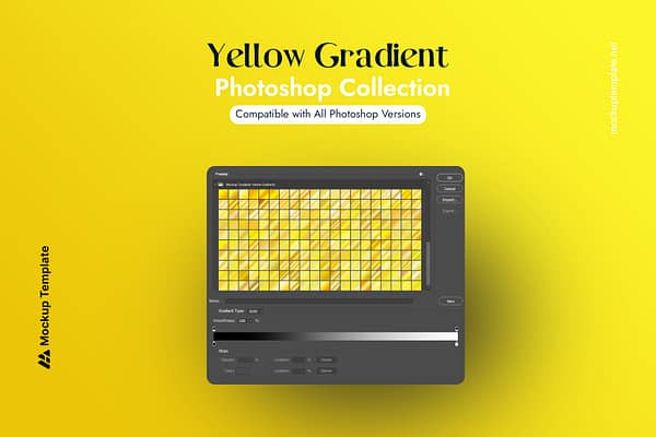 Yellow Gradient Photoshop Free Download