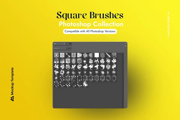 square brush photoshop 2